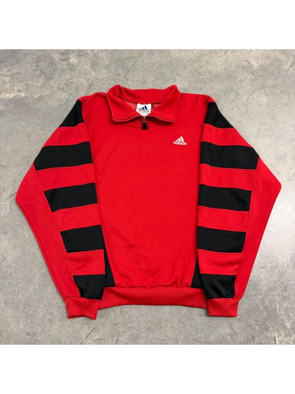 Vintage Adidas Rugby Long-Sleeve Pullover Sweatshirt Mens XL